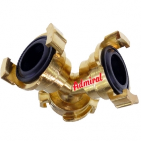 GEKA 3-Wege-Stück mit Kupplung