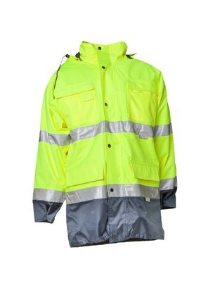 Planam Warn und Wetterschutzparka gelb