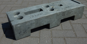 Bauzaunfuß Kunststoff