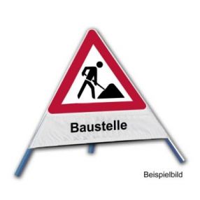 NESTLE Faltsignal 700 mm "Baustelle"