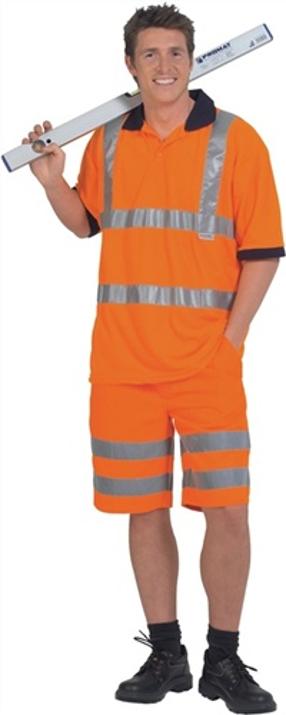 Planam | Warnschutz Arbeitsshorts orange
