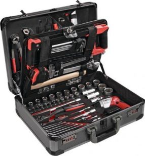 Now Werkzeugsortiment 136-teilig im Aluminiumrahmen Koffer