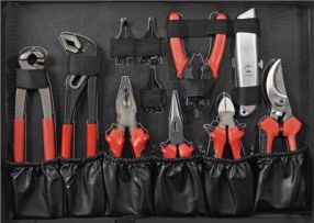 Now Werkzeugsortiment 136-teilig im Aluminiumrahmen Koffer