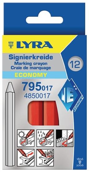 Signierkreide rot