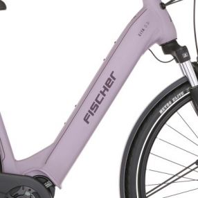 Fischer Citybike CITA 3.3i, Akku 630Wh Greigeviolett