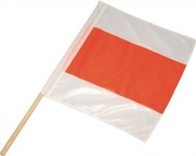 Warnfahne rot/weiß