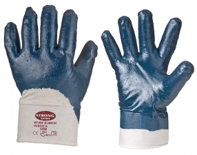 StrongHand | Nitril-Handschuhe blau Bluestar