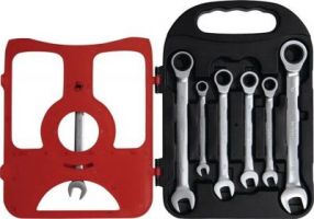 Knarren - Ringmaul Schlüsselsatz 7-teilig Schlüsselweiten 8-19 mm NOW