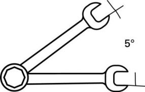 Knarren - Ringmaul Schlüsselsatz 7-teilig Schlüsselweiten 8-19 mm NOW