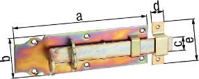 Schloßriegel 120 mm