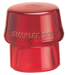 Einsatz für Simplex-Schonhammer Ø60mm Rot