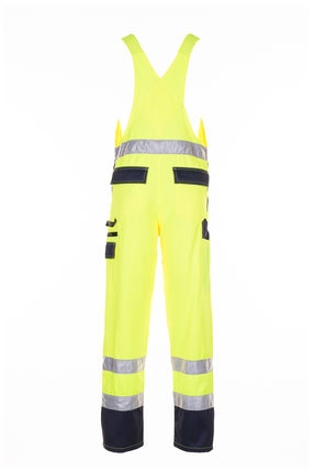 Warnschutz-Latzhose "High Visible" gelb/marine Planam