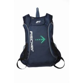 FISCHER Fahrrad Rucksack mit Blinkfunktion