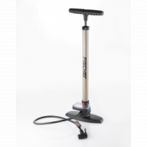 FISCHER Standpumpe mit Manometer und Duokopf