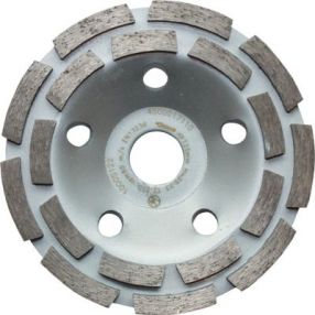 Schleifteller, doppelt belegt für Beton Ø125mm