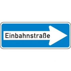 Schild Einbahnstraße rechts