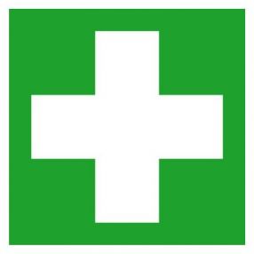 Folienschild "Erste Hilfe"