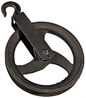 Seilrolle Ø 220 mm mit Kreuzbügel