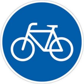 Schild Sonderweg Radfahrer