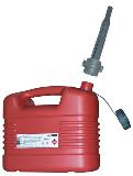 Kraftstoff-Kanister 5 L HD-PE rot