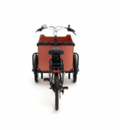 E-Lastenbike Babboe Dog E Holz hellbraun 500 WH