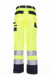 Warnschutz-Bundhose "High Visible" gelb/marine
