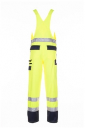 Warnschutz-Latzhose "High Visible" gelb/marine Planam