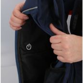 FISCHER Fahrrad Rucksack mit Blinkfunktion