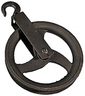 Seilrolle Ø 220 mm mit Kreuzbügel