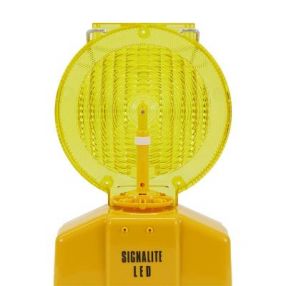Signalite BD2A Warnleuchte, gelb mit Halter HORIZONT